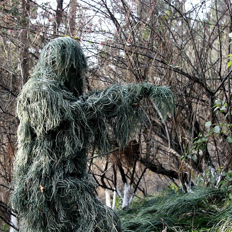 Тактическая камуфляжная военная форма Ghillie Одежда секретный охотничий Воздушный
