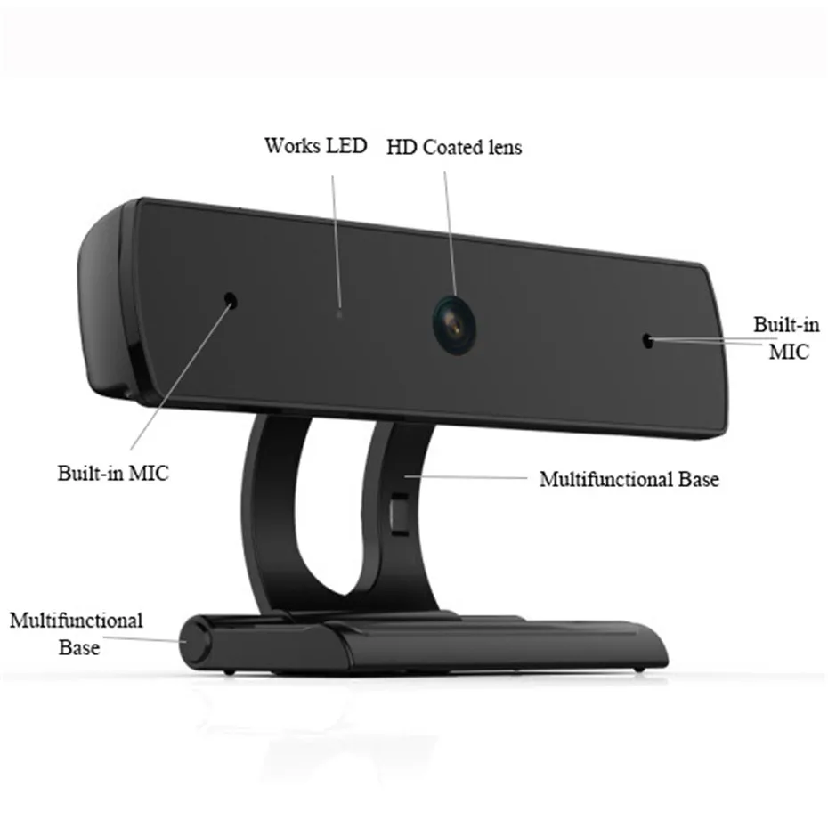 Aoni HD веб-камера видео чат запись USB камера 1080P Smart tv Box веб-камера для компьютера ноутбука веб-камера s C31