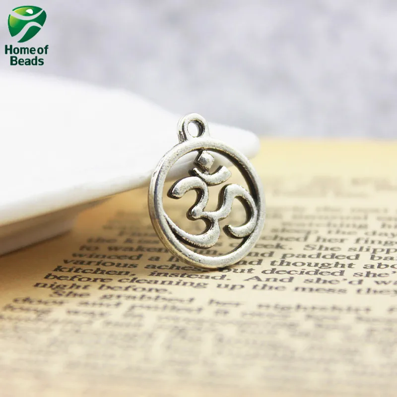 DIY модные подвески OM античный серебряный цвет для изготовления ювелирных изделий