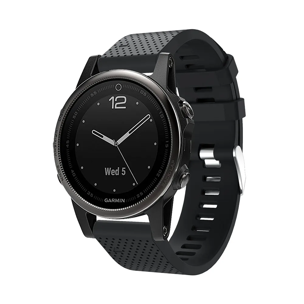 Ремешок для наручных часов 20 мм ремешок Garmin Fenix 5S Watch с быстросъемным силиконовым