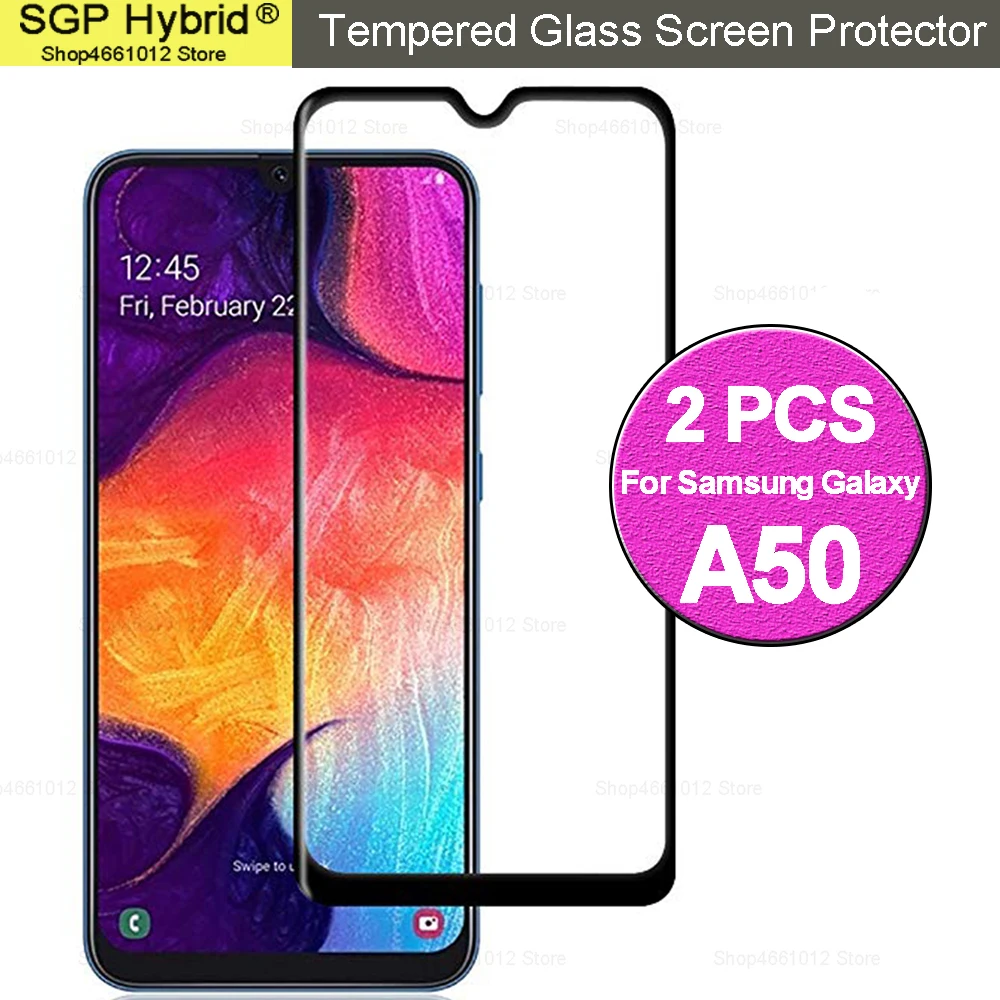 1/2 шт защитное стекло на samsung Galaxy A50 SM A505F A505FN протектор экрана закаленное sumsung galax a