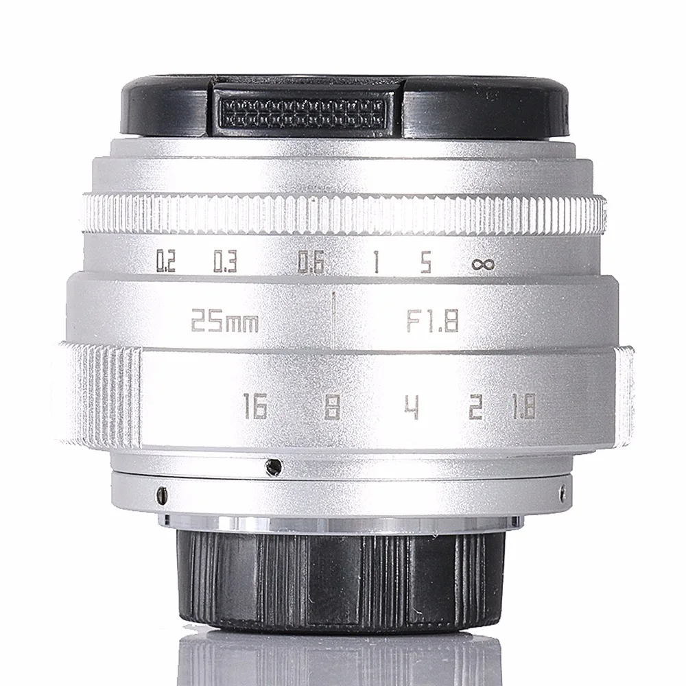 Фуцзянь 25 мм объектив стандарта с Mount F1.8 камеры CCTV II Мини APS C Камера объектив/CCTV