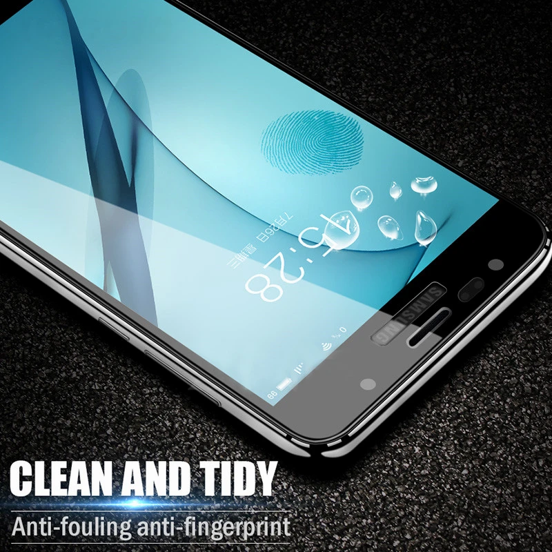 Закаленное стекло с полным покрытием для samsung Galaxy S6 S7 A3 A5 A7 J5 J7 A50 Защитная пленка для экрана