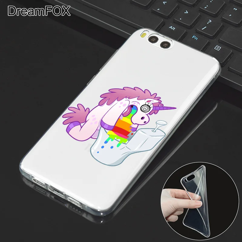 DREAMFOX L543 &quotЛошадка Радуга силиконовый чехол-накладка из мягкого ТПУ чехол крышка