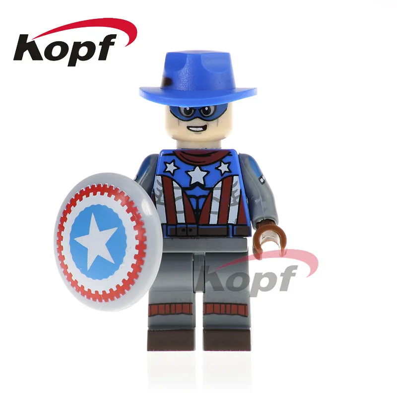 Одиночная PG376 Терминатор супер герои ковбои Америка Arnim Zola X-men строительные блоки коллекция игрушек для детей подарок - Цвет: PG373 Without Box