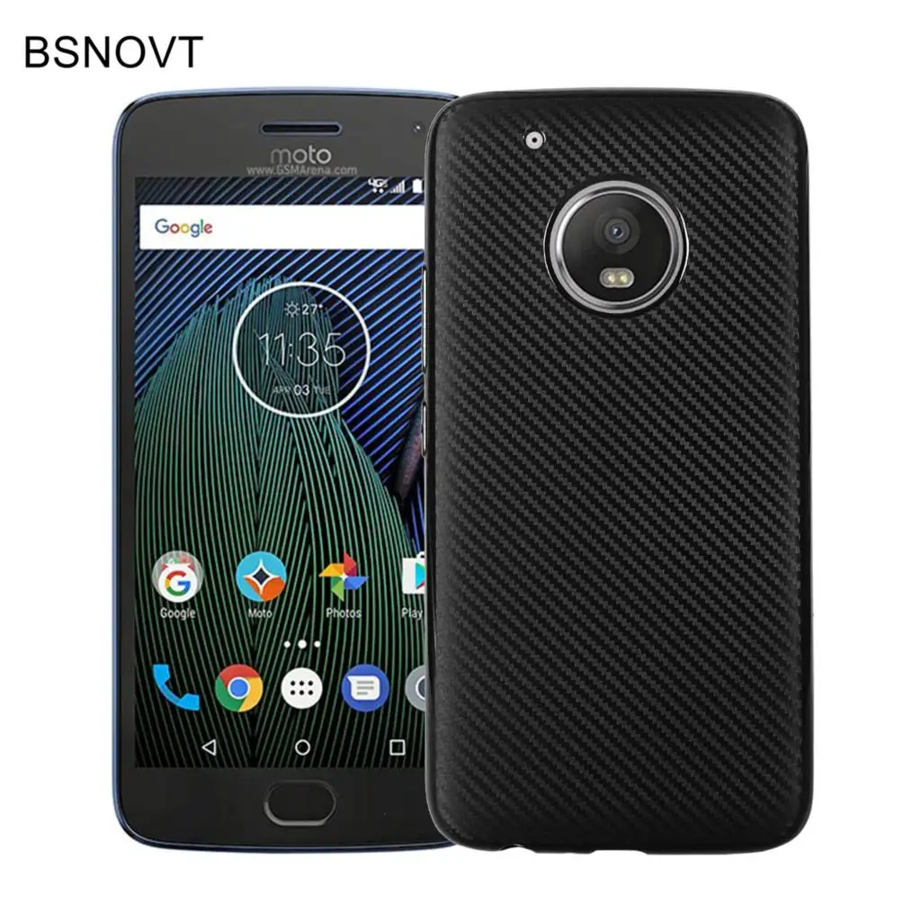 Для Motorola Moto G5 Plus чехол мягкий тонкий из ТПУ противоударный для телефона мото плюс