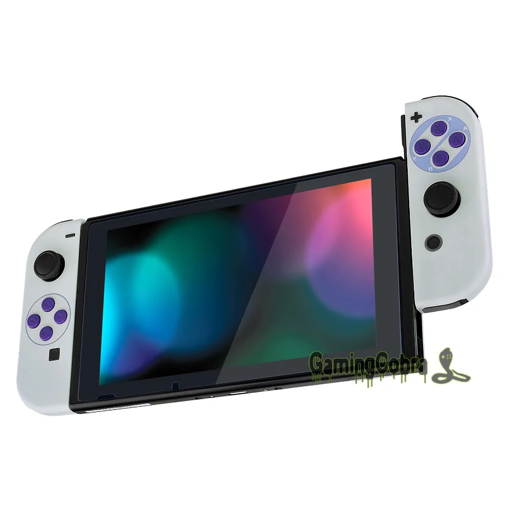 Мягкий сенсорный Классический SNES стиль корпус Корпус чехол с полным набором пуговицы «сделай сам» Замена корпуса для nintendo переключатель Joy-Con