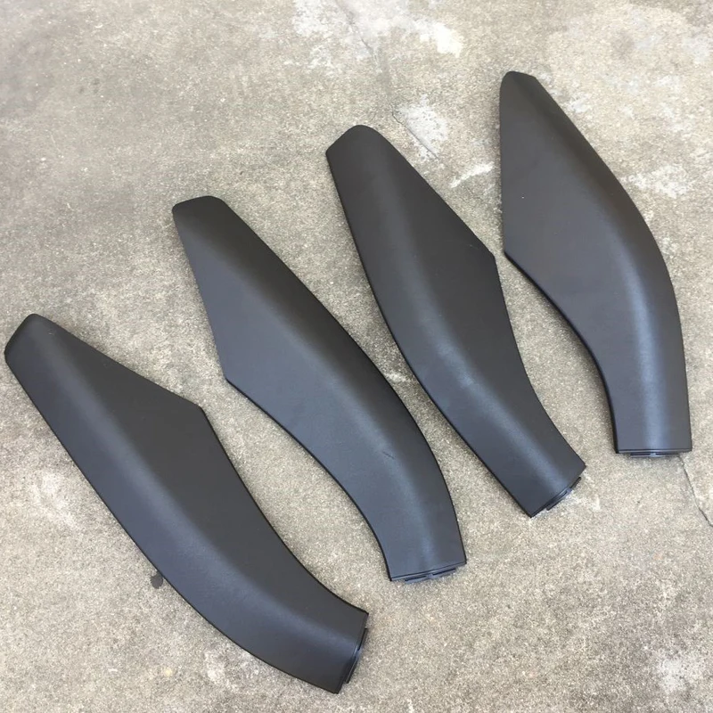 Для Land Rover LR2 freelander 2 2006- Черный Внешний Автомобильный багажник на крышу рельс Торцевая Крышка Замена крышки 4 шт