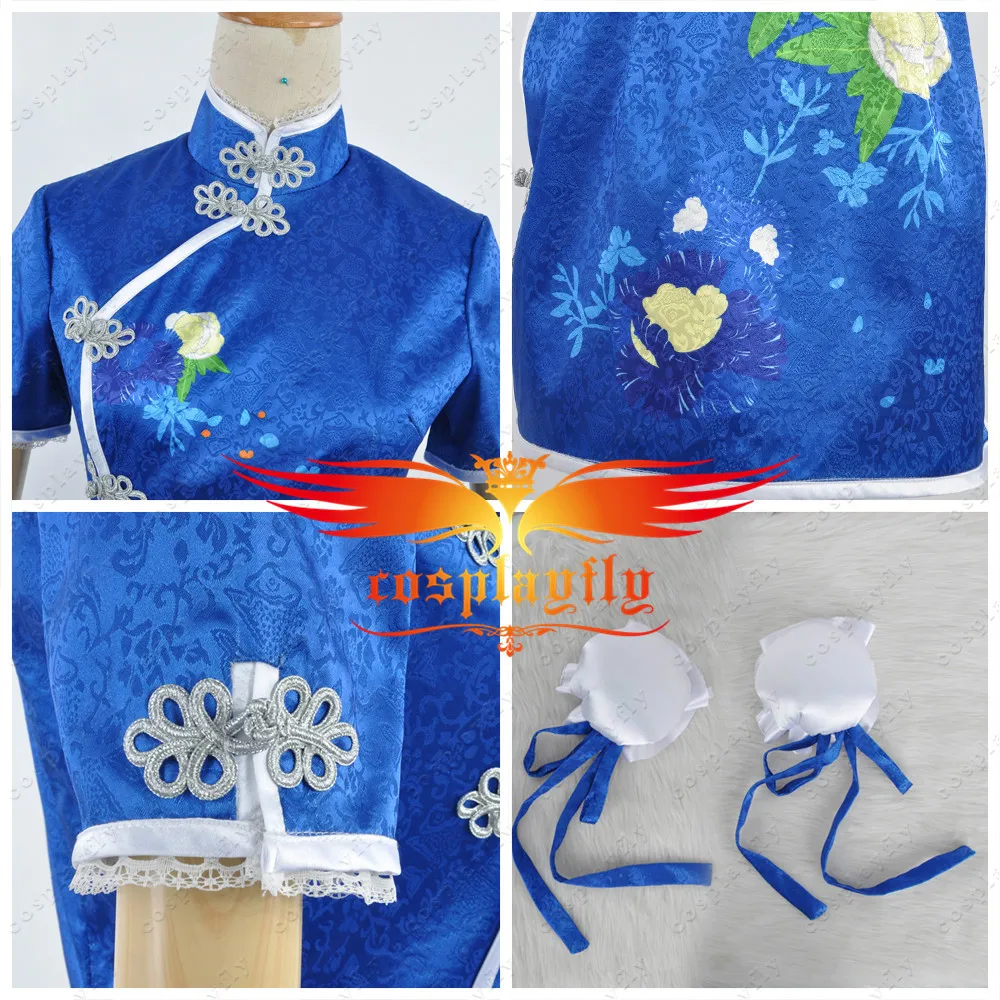 Люблю жить! August SR Sonoda Umi костюм с коротким рукавом-Чонсам для косплея Шпилька