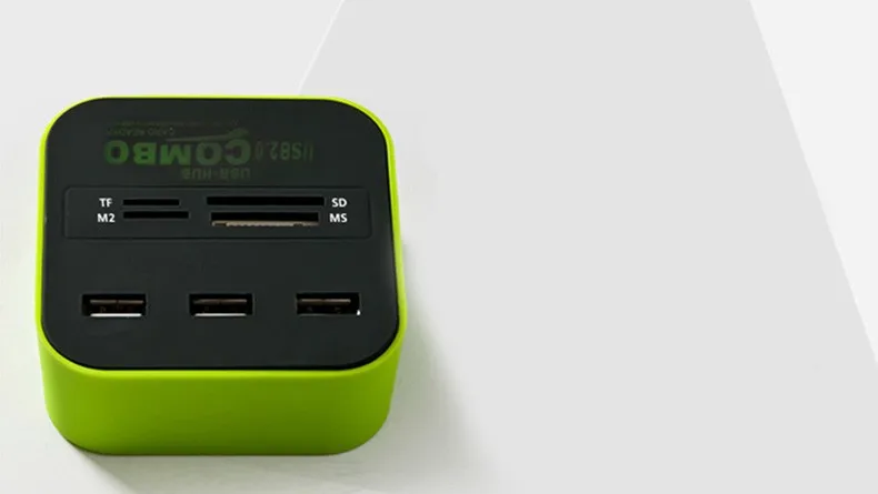 3 Порты и разъёмы usb-хаб кард-ридер мульти USB разветвитель 7 в 1 Поддержка Micro TF/SD/M2 MS SDHC MMC usb-хаб 2,0 для портативных ПК