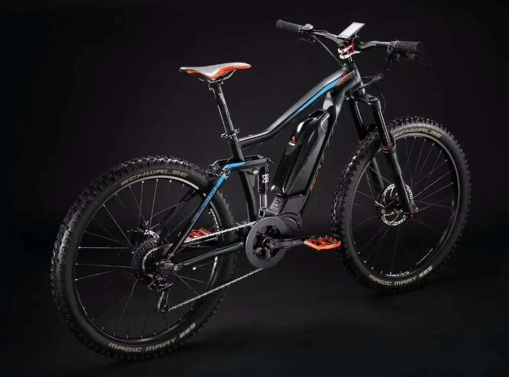 MTB E велосипед Мотор велосипед frmae SUV подвеска Рама Алюминиевый сплав беговые электрические рамы ударные велосипедные горные рамы - Цвет: Complete bike