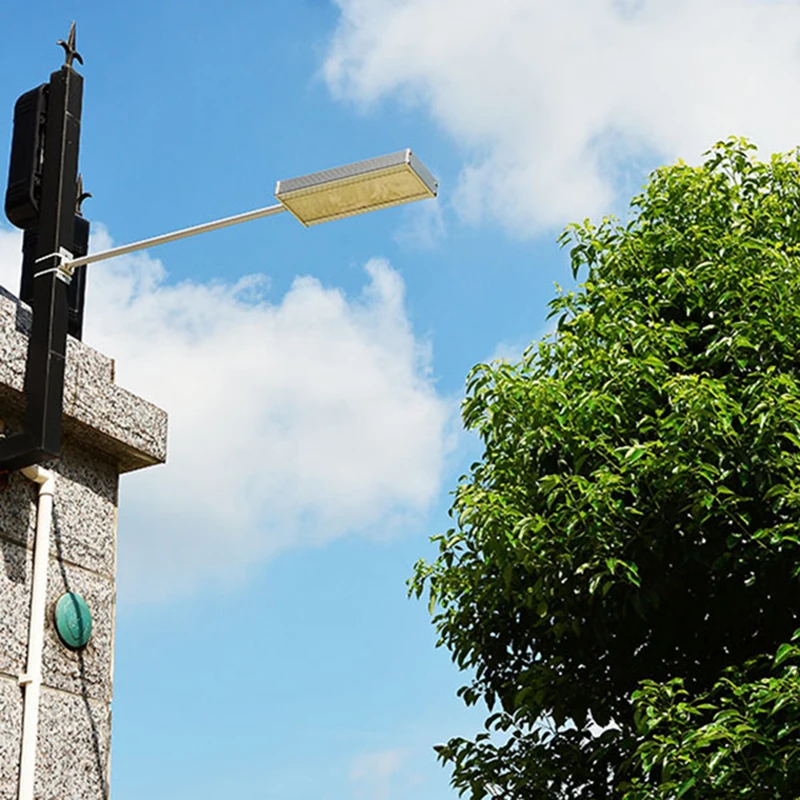 Беспроводной СВЧ светильник TAMPROAD 48SMD с датчиком движения солнечный 1000 лм