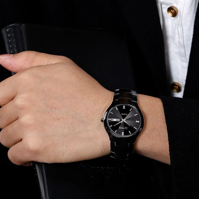 Роскошные женские часы керамические lvyin Брендовые водонепроницаемые кварцевые