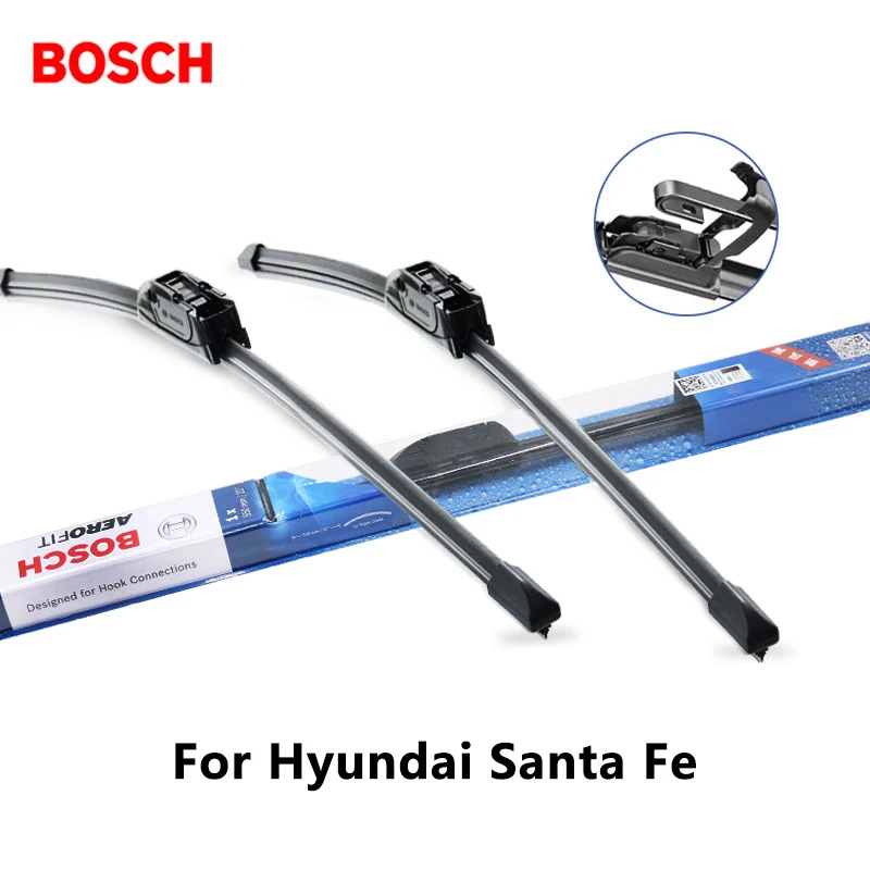 Щетки стеклоочистителя BOSCH для Hyundai Santa Fe 2 шт./компл. 22 &quotи 20&quot подходит крючков 2000