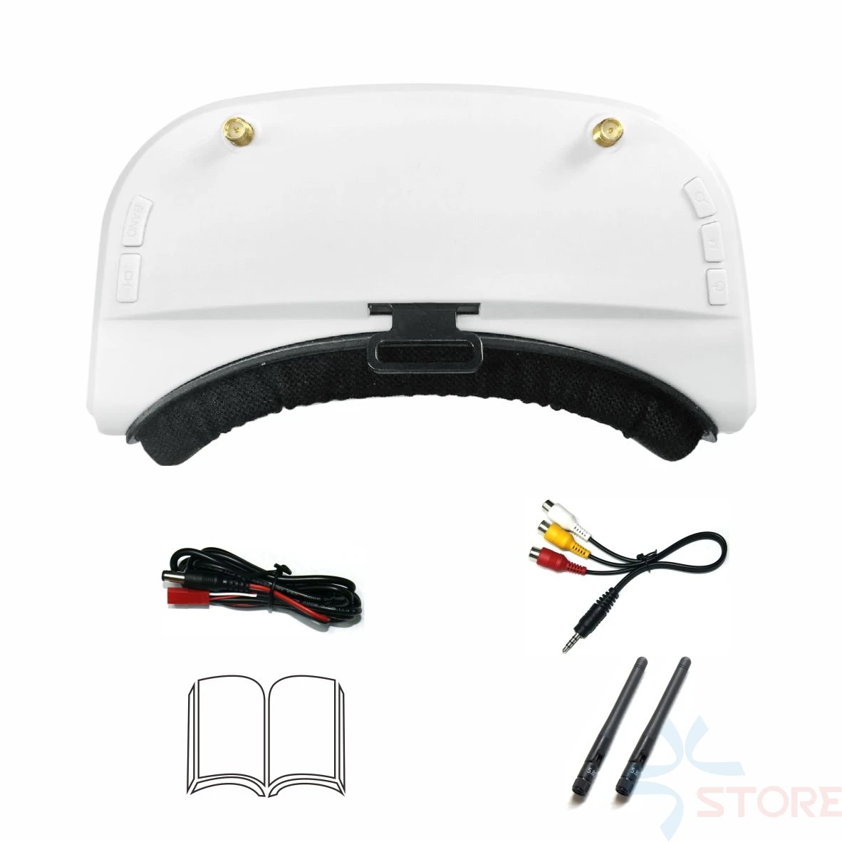2018 новый SJ RG01 5 8G 48CH 960x240 видеооочки с двойным дисплеем Diversity FPV w/3 7 V 1500mAh батарея