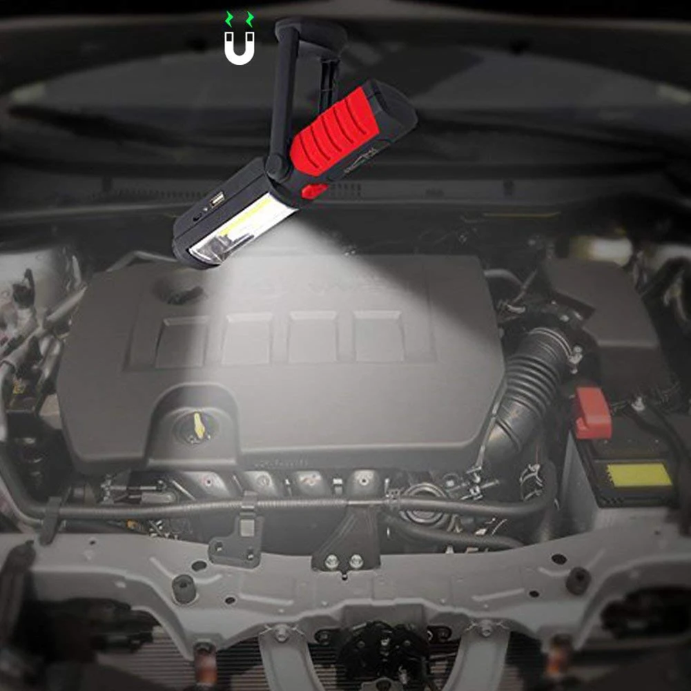 Handheld Portable emergency flashlight USB Charging Magnetic 5LEDs Outdoor Work Light Emergency Survive LED maintenance li | Освещение