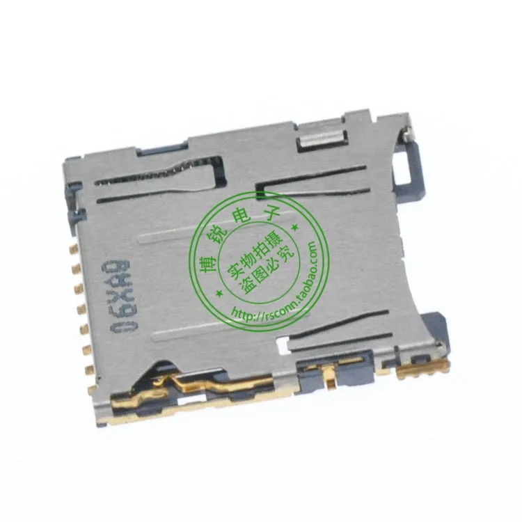 Micro SD card connector FOXCONN TF bomb outside deck from welding gilded PUSH-PUSH slot | Обустройство дома