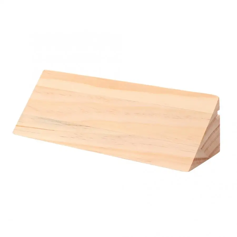 Деревянный простой держатель для ювелирных изделий серьги шпильки ушей