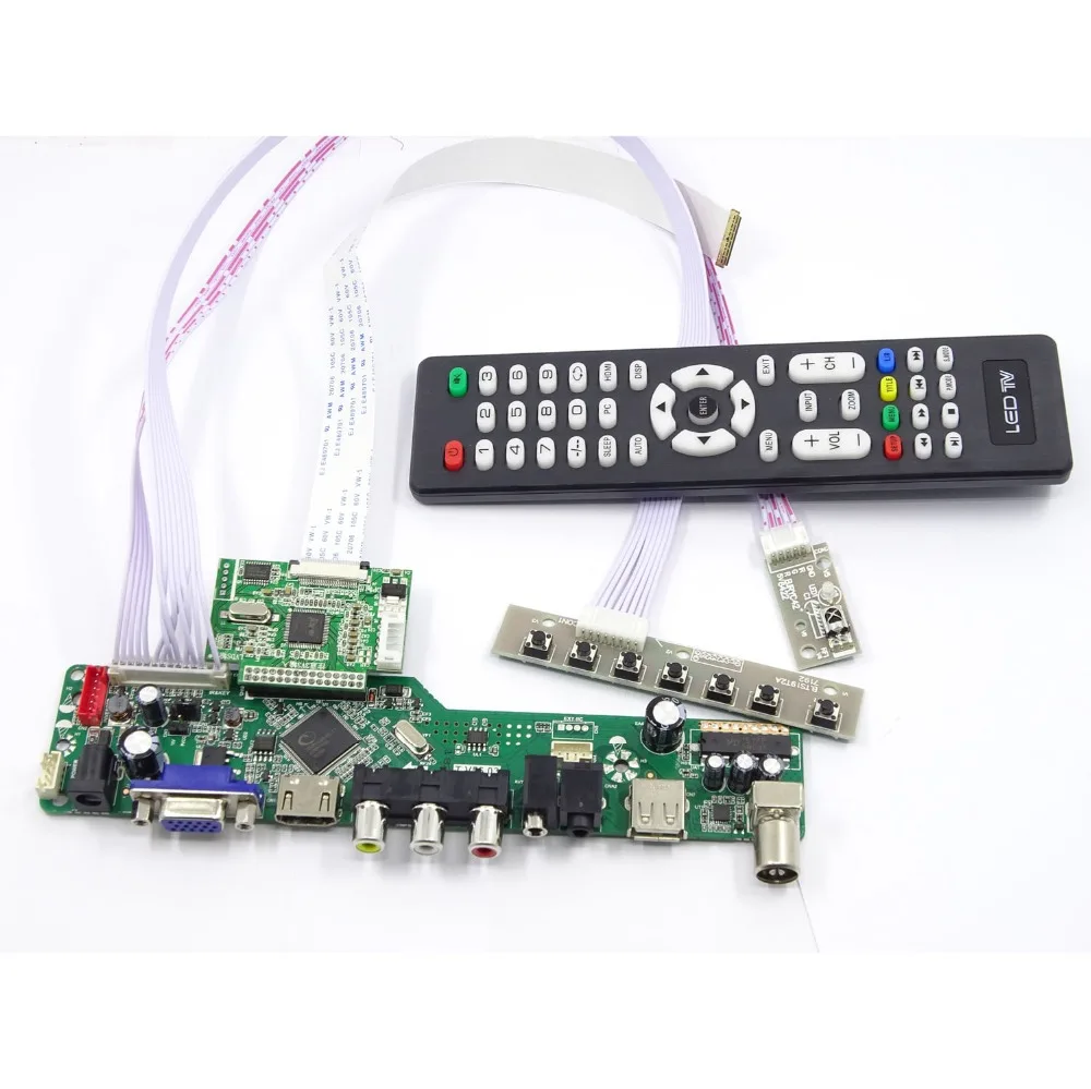 Для B156HTN03.6/7 B156HTN03.8/9 экран EDP ЖК-светодиодный контроллер 30pin HDMI VGA монитор 1920X1080 15,6"