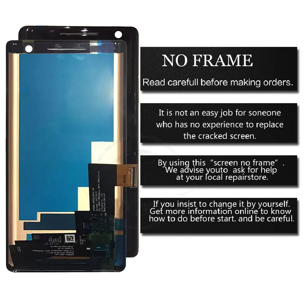 New 5.5'ɿor Nokia 8 Sirocco LCD Display Touch Screen with Frame Digitizer Assembly TA-1005 For Display+tools | Мобильные