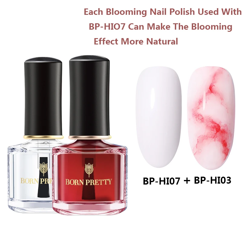Set 3 BORN PRETTY лак для ногтей с акварельными чернилами 6 мл Smuoce Blossom лак для ногтей долговечный DIY Дизайн Маникюр - Цвет: Set 3