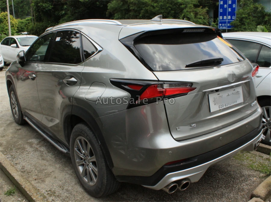 Для LEXUS NX200 NX300 2015 2016 2017 2018 алюминиевый сплав серебра Топ рейлинги Rack Боковые
