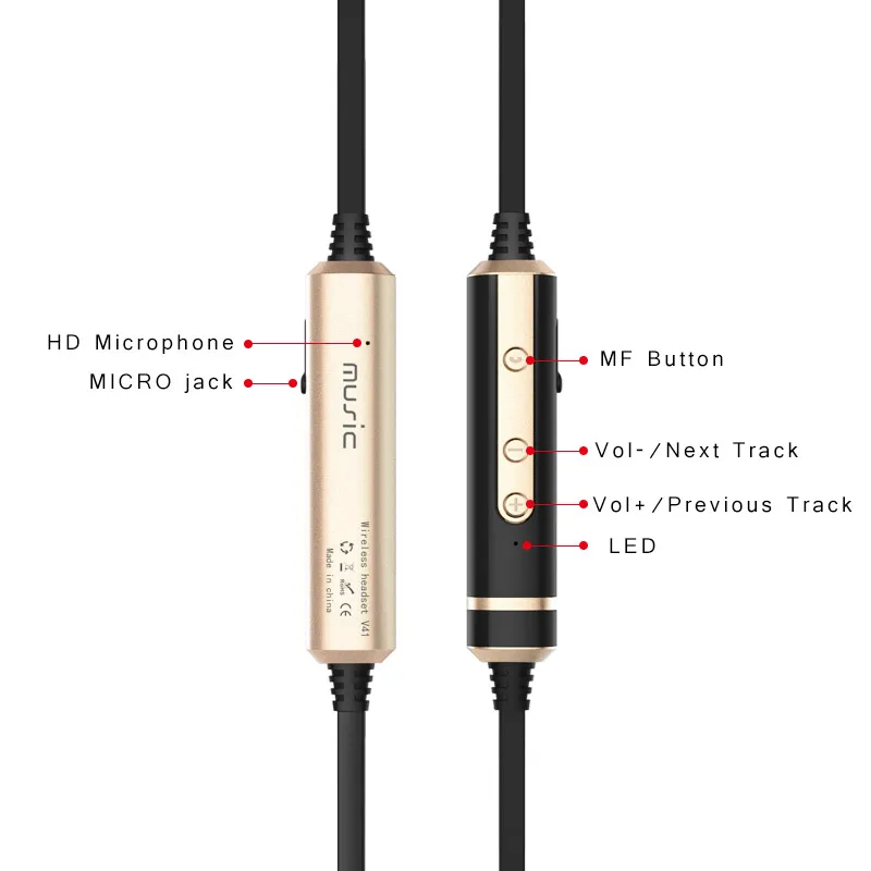 Sound Intone Picun H6 В Ухо Беспроводная Связь Bluetooth Наушники Запуск Спорт с Микрофоном