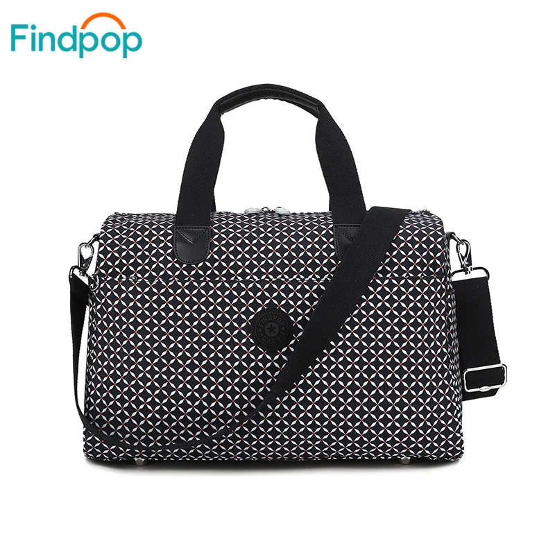 Findpop женские дорожные сумки вместительные клетчатые чемоданы 2018 модные