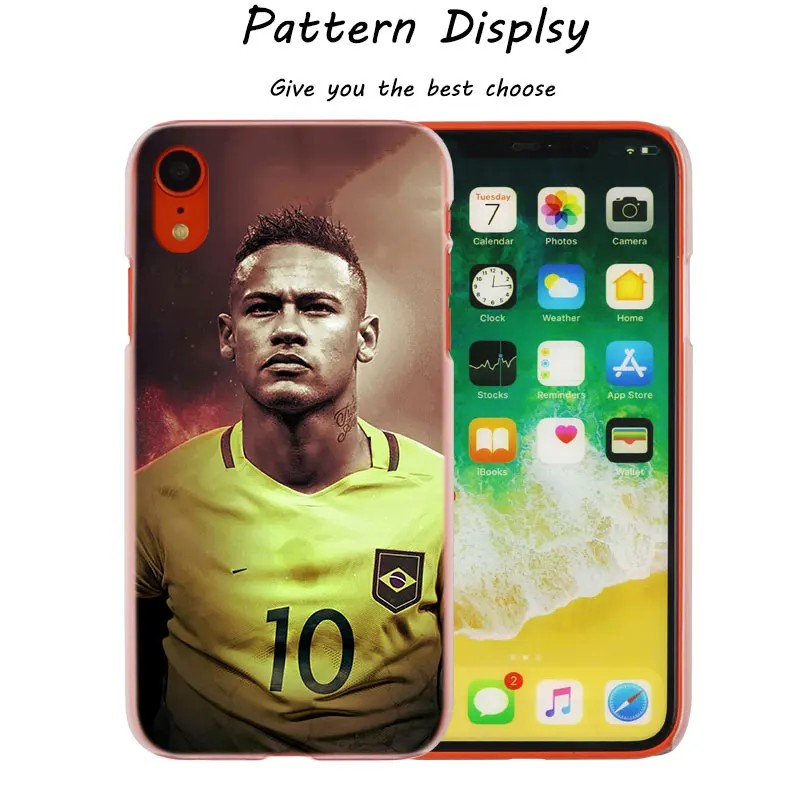 005 Neymar JR General Number 11 горячий модный прозрачный жесткий чехол для телефона IPhone X XS Max XR 8 7 6 6s Plus 5 SE 5C 4 4s - Цвет: 005