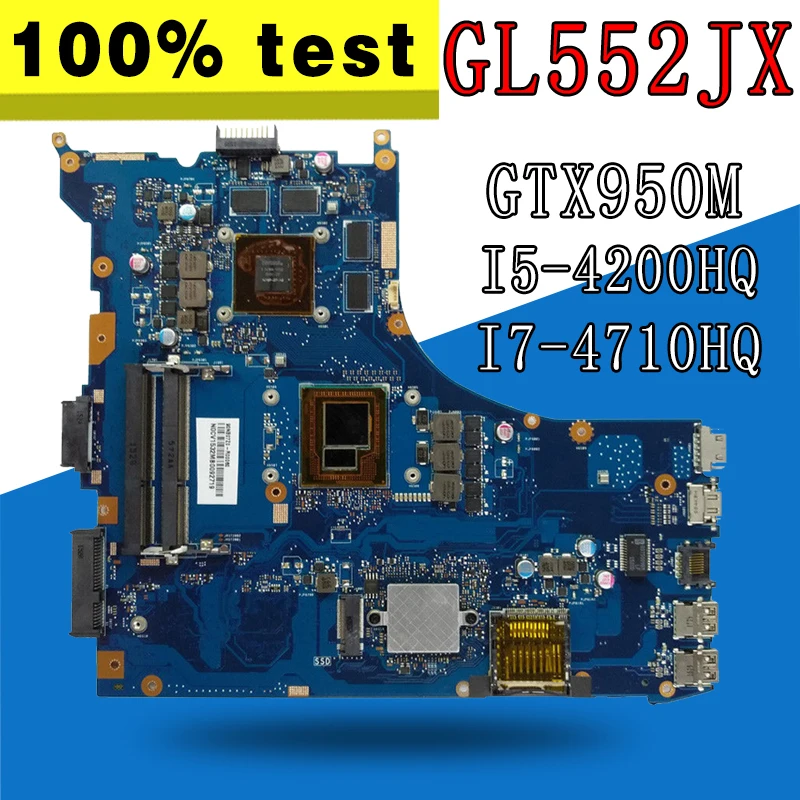 С GTX950M ROG GL552JX материнская плата для ноутбука For Asus GL552J GL552 GL552JK ZX50J оригинальная 100%