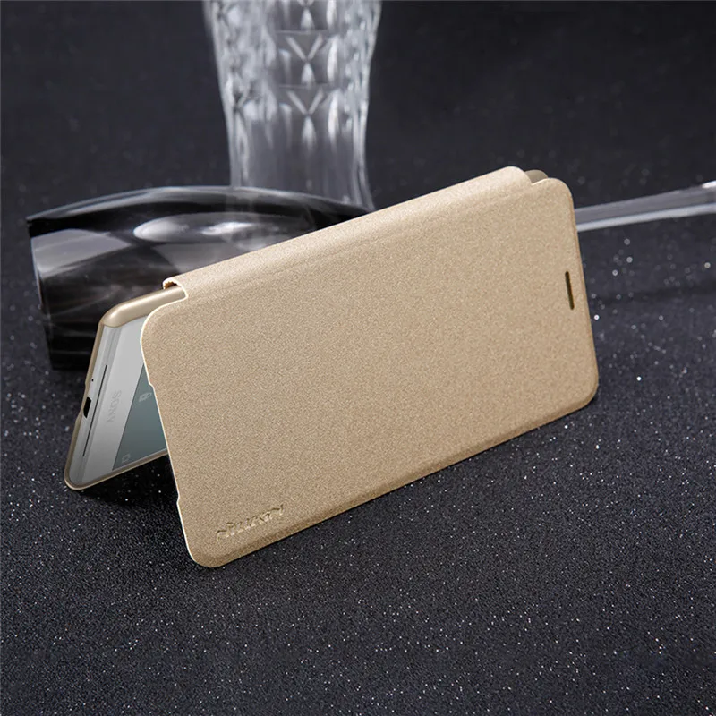 For Sony Xperia XZ2 Case NILLKIN Flip Book Style Leather Cover | Мобильные телефоны и аксессуары