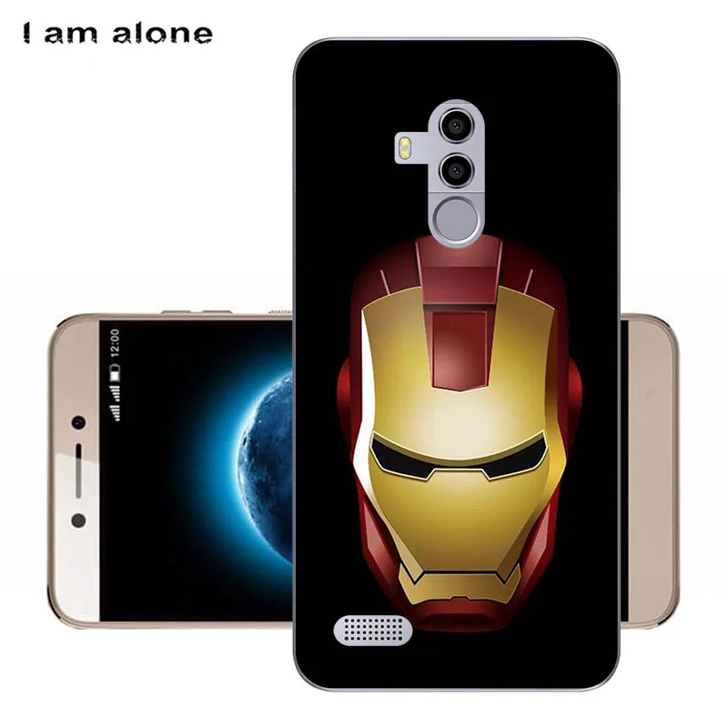 TPU F18 Чехлы для телефонов I am alone для Leagoo T8s 5,5 дюйма, мягкие чехлы из ТПУ для мобильных телефонов с мультяшным принтом для Leagoo T8s, сумки - Цвет: TPU F18