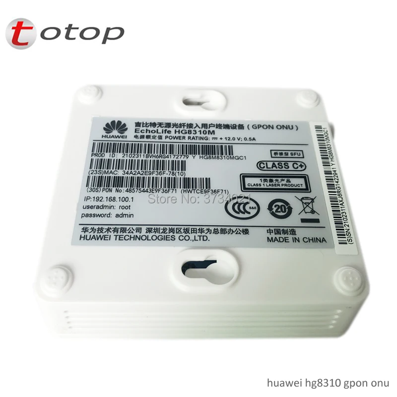 40 шт. Secondhand 99% Новый с адаптером питания и коробкой huawei hg8310m 1GE GPON ONT FTTH fiberhome onu модем