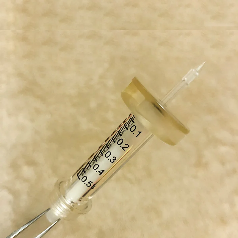 100 шт 0,5 мл Ampoule головка для гиалурона ручка иголки, аксессуары для шитья неинвазивный одноразовый шприц для воды против старения морщин инструменты