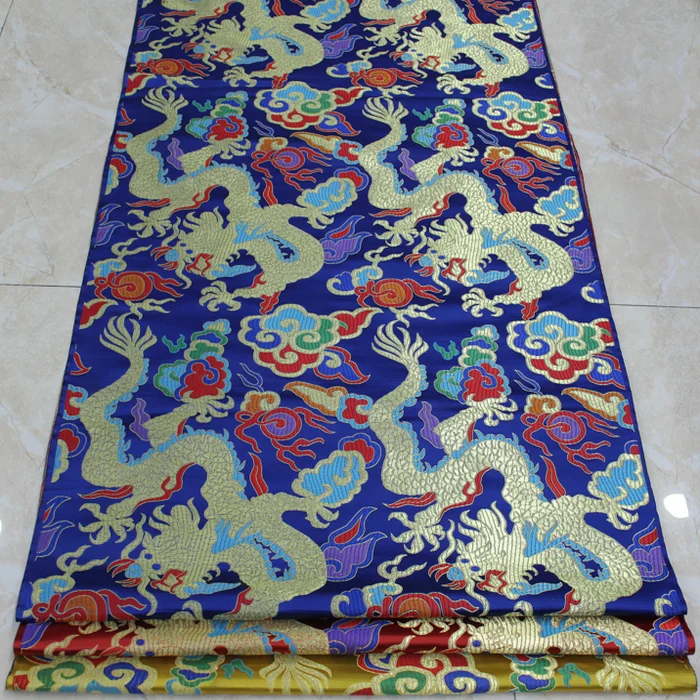 Chinese wind robes cheongsam dress gowns Mongolia Tibetan clothing fabric decorative jacquard brocade silk spinning manual | Дом и сад