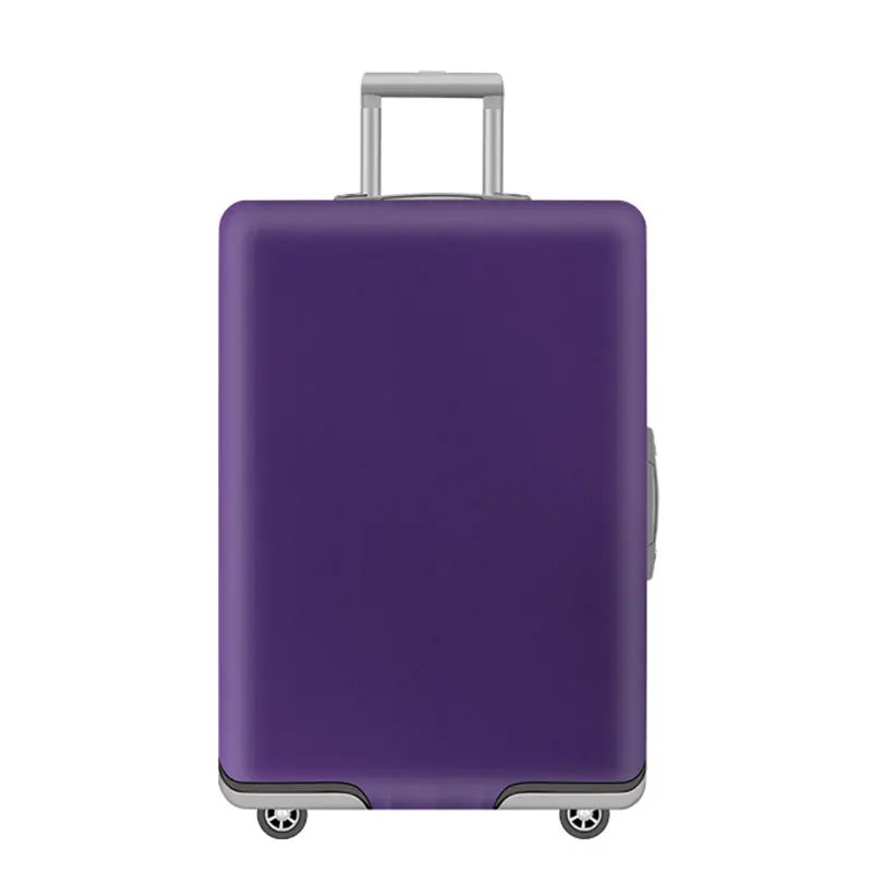 Purple Уплотненный Чехол для багажа 18-32 дюймов, чехол для костюма, чехол для багажа на колесиках, пылезащитный чехол, аксессуары для путешествий - Цвет: Purple
