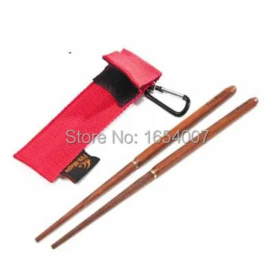 Складные палочки для еды столовые приборы из сандалового дерева красного цвета