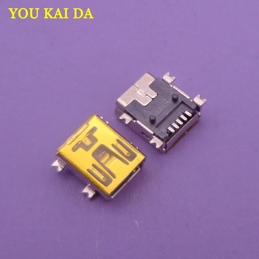 50 шт./лот микро порт для зарядки 5 контактный разъем p мини USB MP3 MP4 мобильный