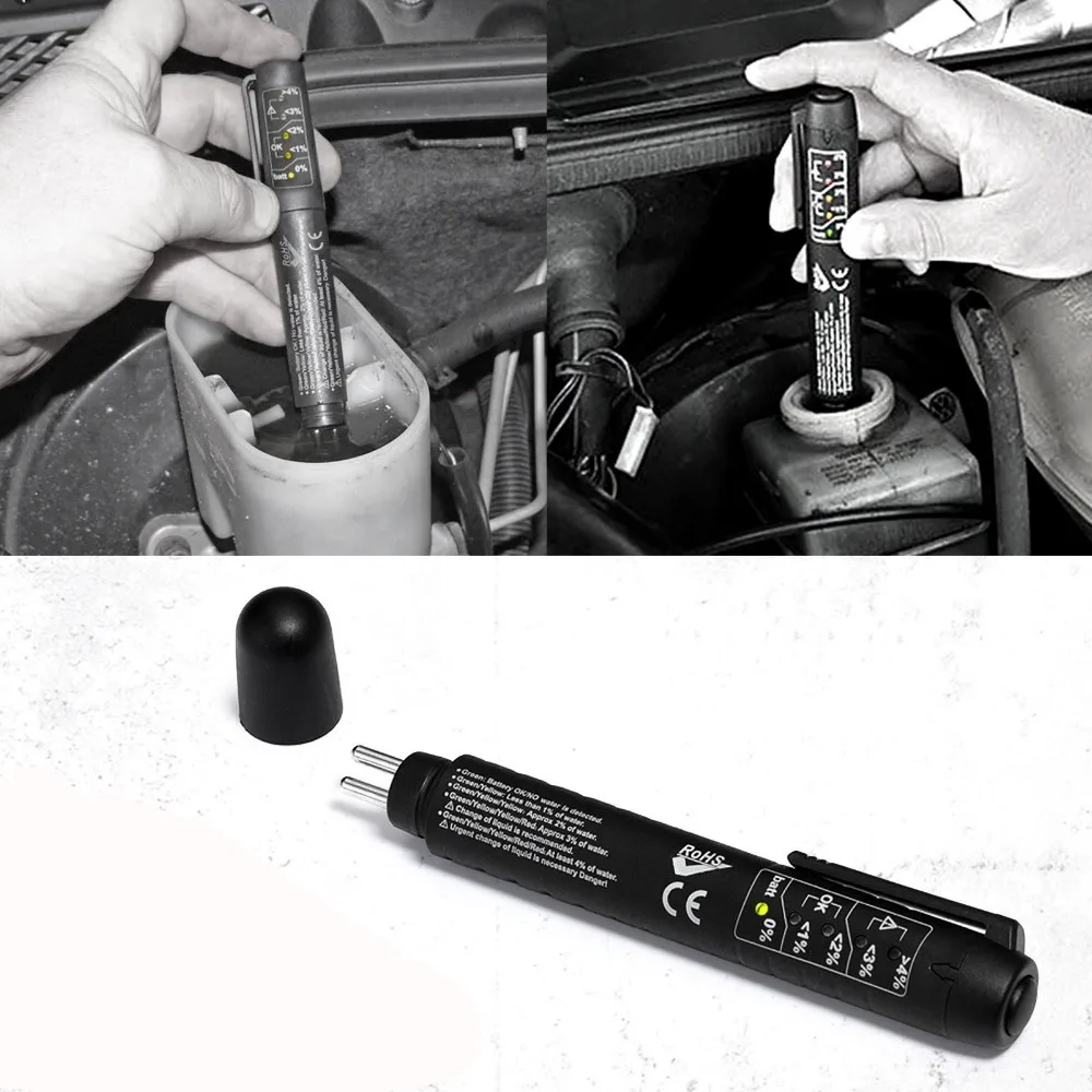 Made In Taiwan CE Mark Mini Electronic Brake Fluid Liquid Oil Tester Tool Moisture Water |