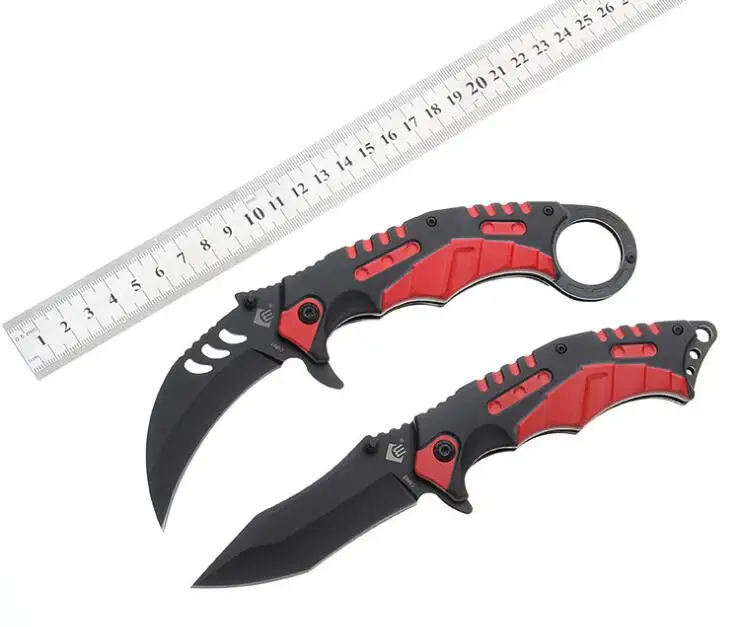 Фото LLXXMM 3CR13MOV лезвие Karambit cs go выживания складной нож пластиковая рукоятка Карманный LLXXMM 3CR13MOV лезвие Karambit cs go выживания складной нож пластиковая рукоятка Карманный