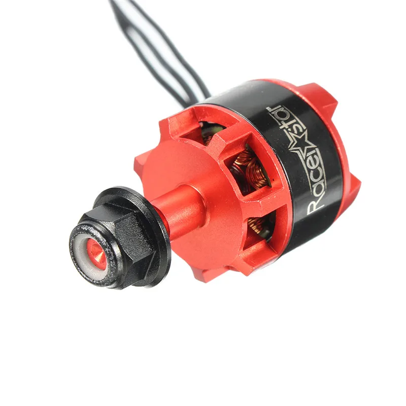 Бесщеточный двигатель Racerstar 1407 BR1407 Red Racing Edition 3500KV 2 3S для гоночных дронов 150 180 200