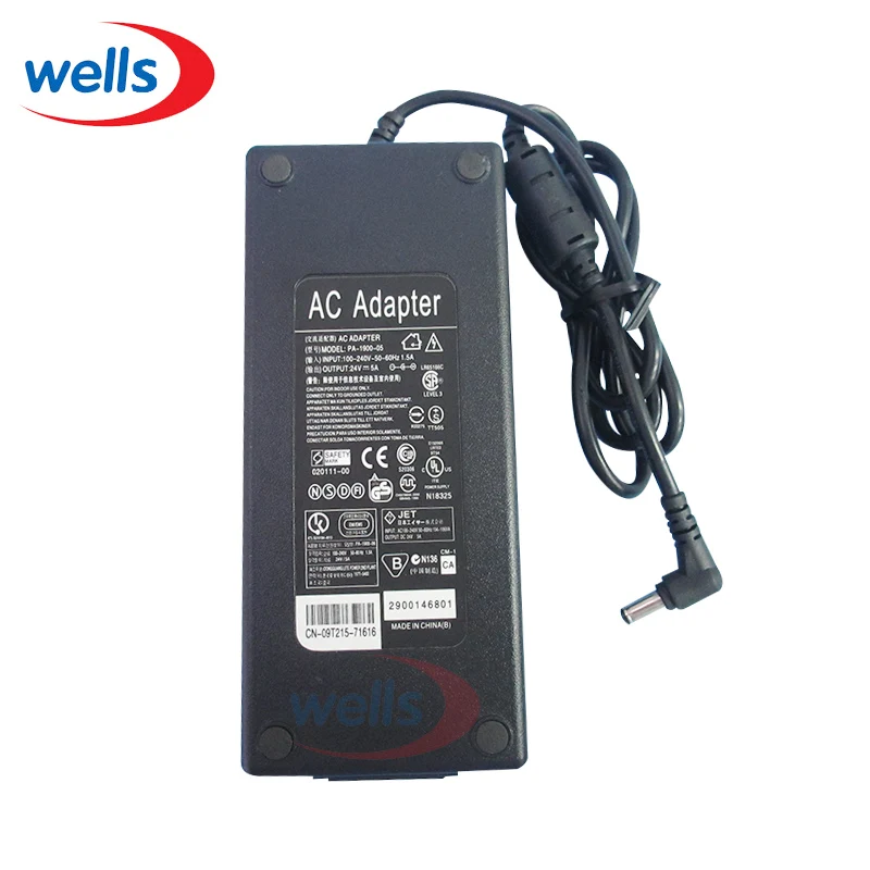 Великобритания/США/ЕС адаптер вилка & AC110 240V к DC 24V 5A 120W источник питания|eu plug power