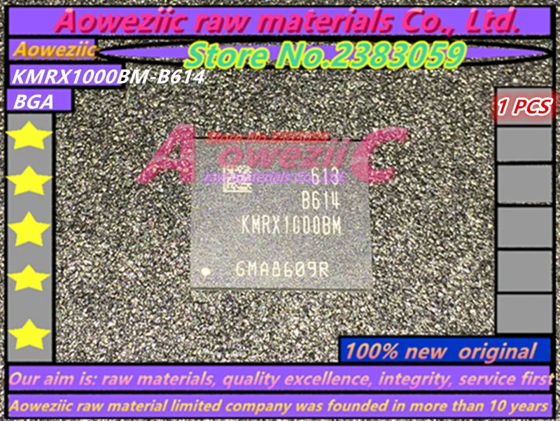 Aoweziic 100% new original KMRC10014M-B809 KMRX10014M-B614 KMR21000BM-B809 KMQX10013M-B419 KMRX1000BM-B614 Memory chip | Электроника
