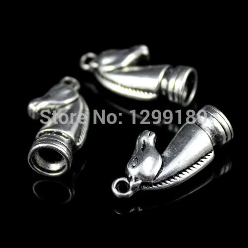 Обжимные концевые зажимы для шнура 50 шт./лот Концевики ожерелья браслета веревки