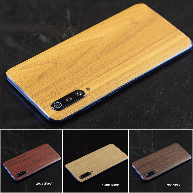 3D Carbon Fiber /Leather/3D Camo/Wood Skins Phone Back Cover Sticker For XIAOMI Play Mi9 MIX3 Mi8 SE Lite Redmi Note 7 |
