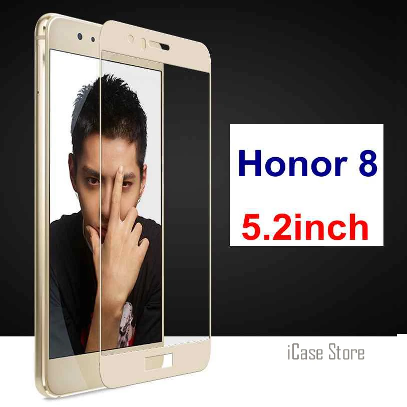 9 H полноэкранное закаленное стекло для Huawei Honor 8 FRD L19 L14 L04 5 2 дюймовый защитный