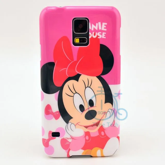Galaxy S5 чехол для сотового мобильный телефон минни узор пк жёсткая samsung |