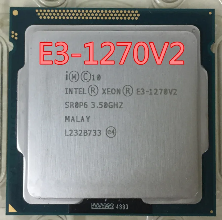 Процессор Intel Xeon E3 1270 V2 3 5 ГГц LGA1155 8 Мб четырехъядерный ЦПУ процессор SR0P6 |