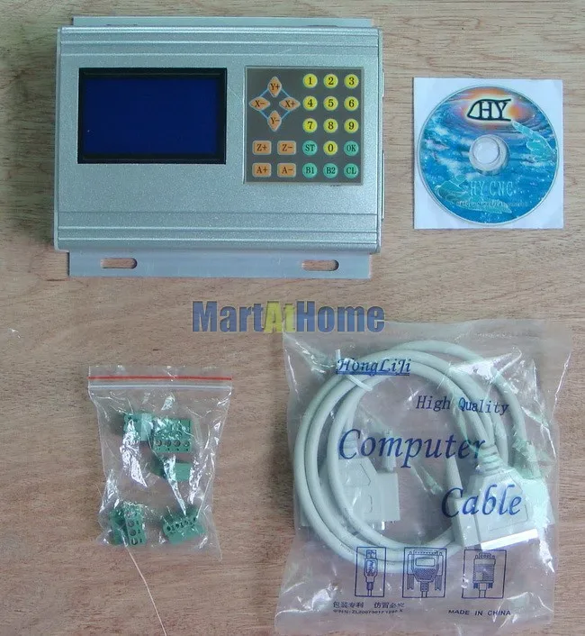 Фрезерный станок с ЧПУ профессиональный 3 оси TB6560 Драйвер шагового двигателя ЖК