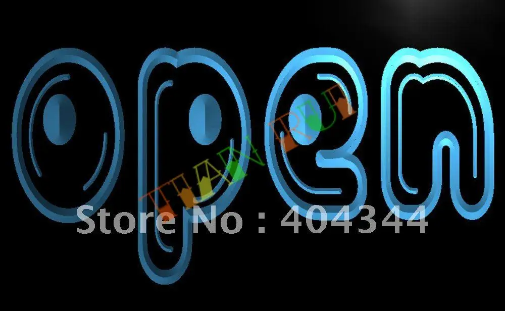 

LB205- OPEN Cartoon Display Cafe LED Neon Light Sign
